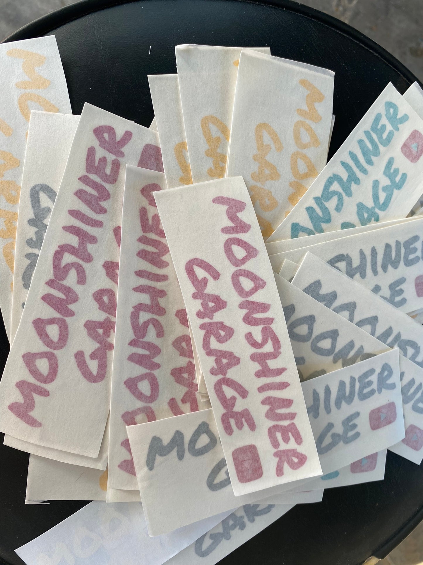 MOONSHINER GARAGE DECAL